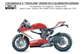 Decal – Ducati 1199 Panigale - Tricolori + WDW 2012 version